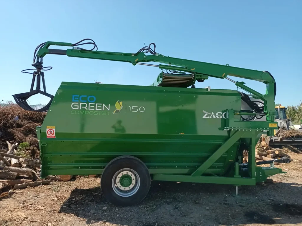 Zago 150 – mixer-tocător pentru compost și materiale organice