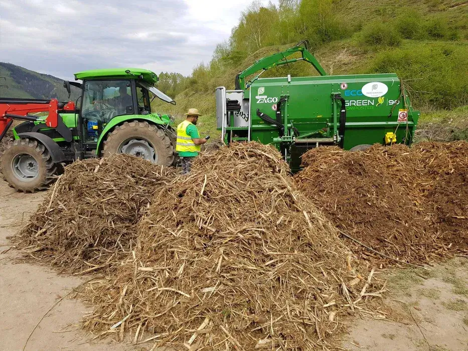 Zago 90 – mixer-tocător pentru compost