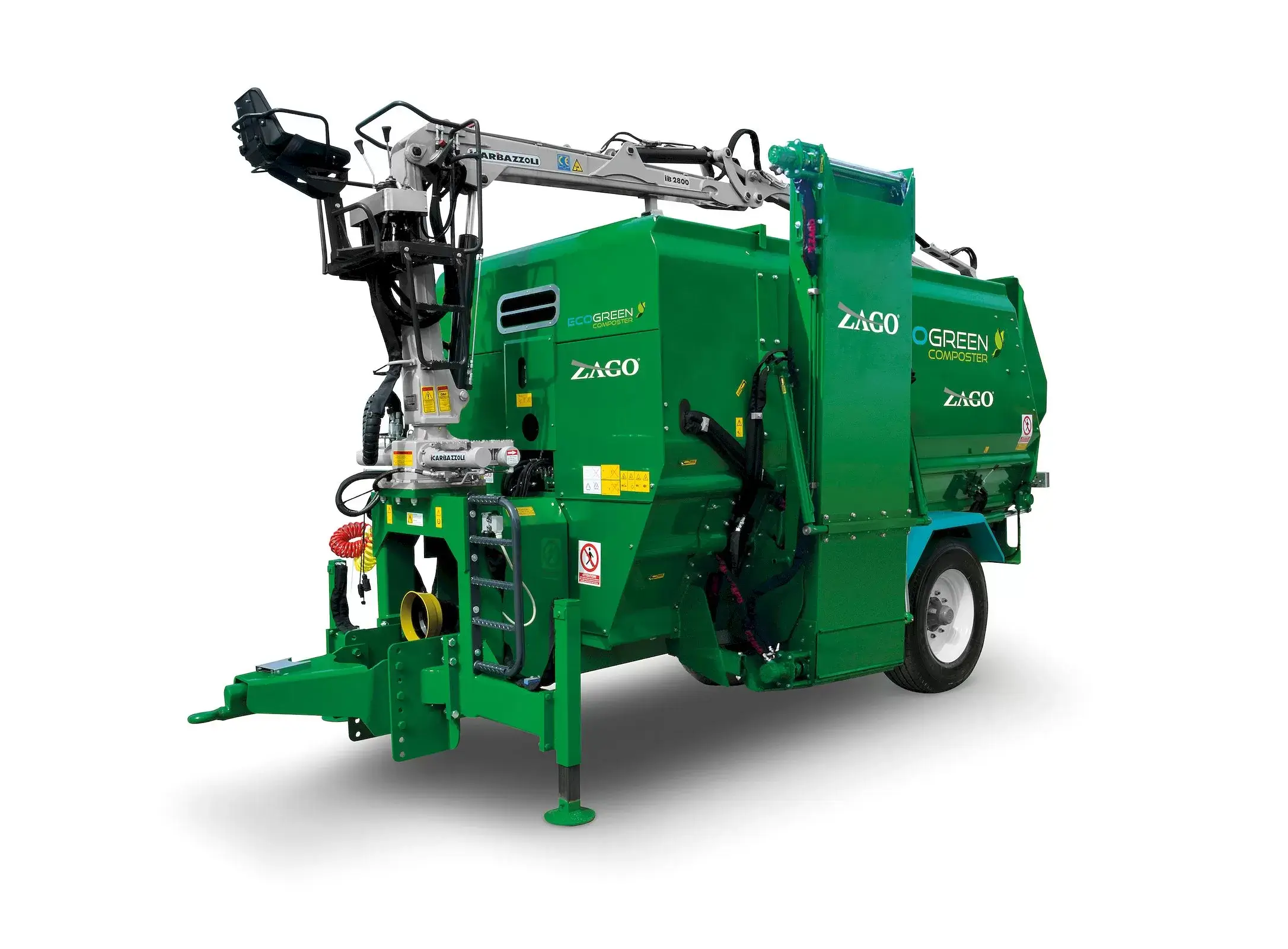 Zago 90 – mixer-tocător pentru compost