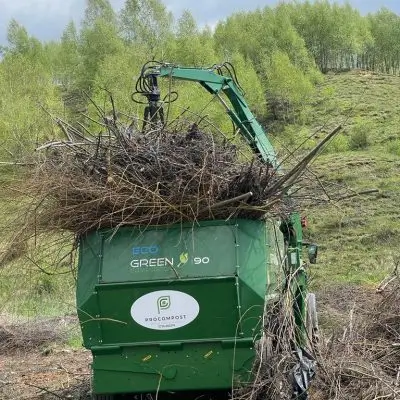 Zago 90 – mixer-tocător pentru compost