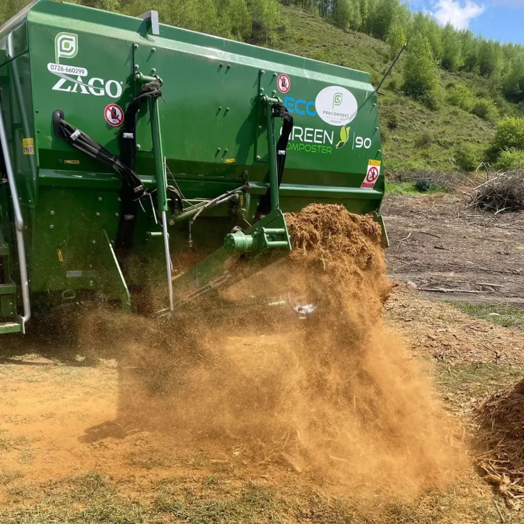 Zago 90 – mixer-tocător pentru compost