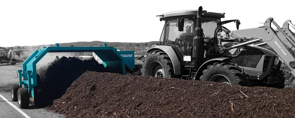 Zago Krause AFH 3000 – întorcător de compost remorcat