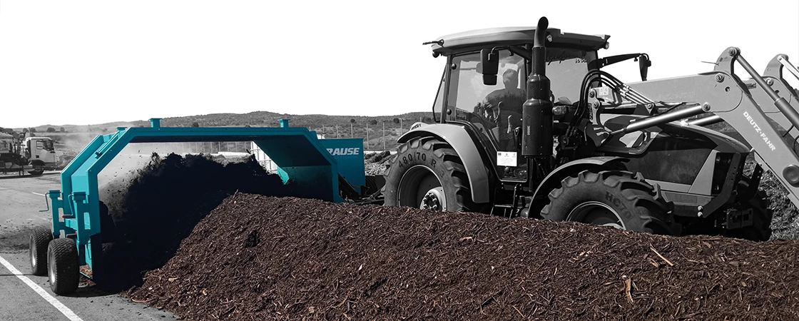 Zago Krause AFH 3000 – întorcător de compost remorcat